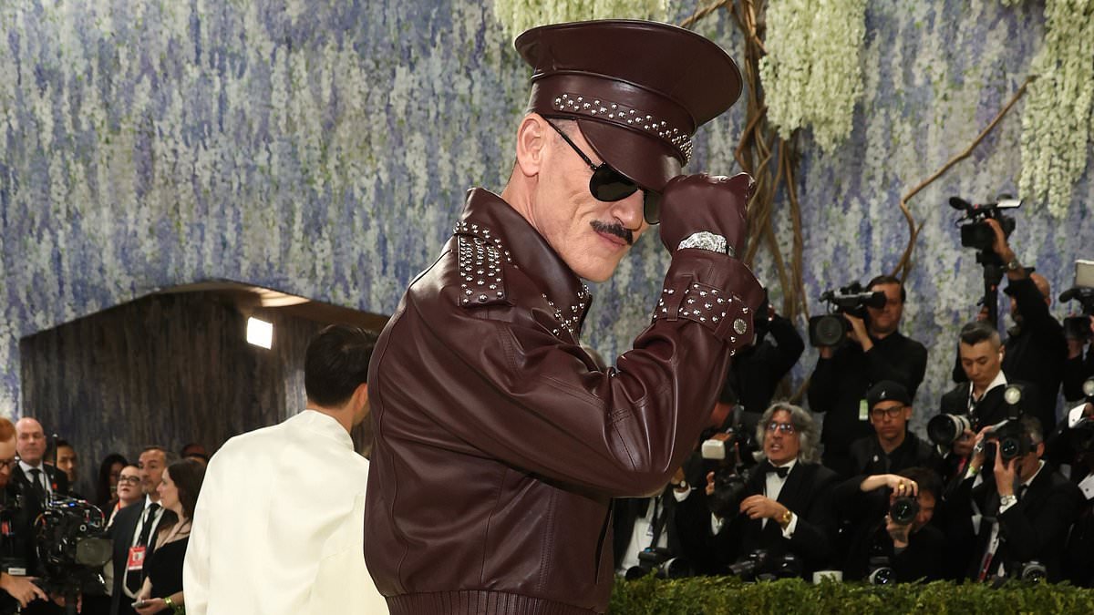 Luke Evans declares Met Gala fashion is 'so boring for men because women get the fun costumes' after he modelled a head-to-toe leather look