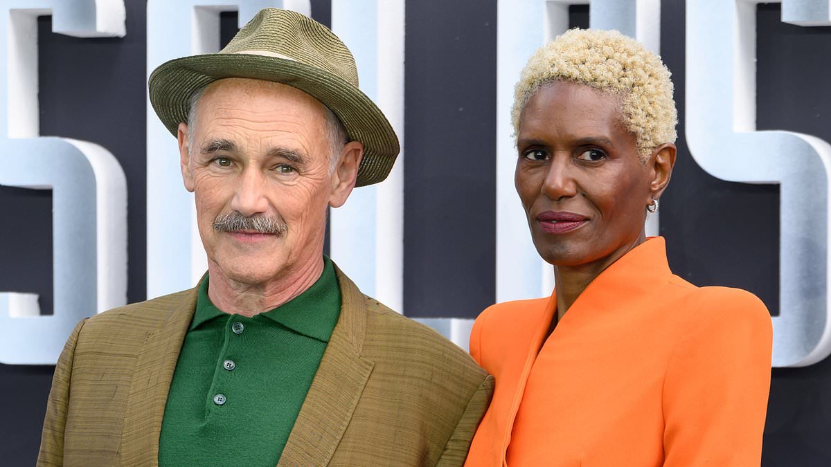 Heartbroken Sir Mark Rylance steps out with stunning charity boss - who has put smile back on his face 18 months after his composer wife of 40 years died from cancer