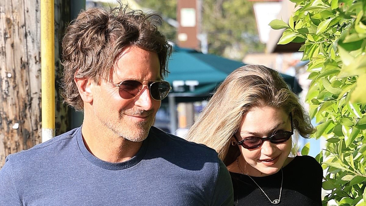 Bradley Cooper, 51, looks shockingly young next to girlfriend Gigi Hadid, 31, during rare outing at LA hotspot