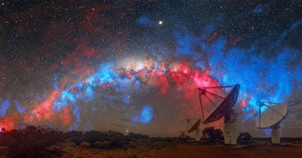 Stunning Science Image Maps the Magnetic Fields Between Galaxies