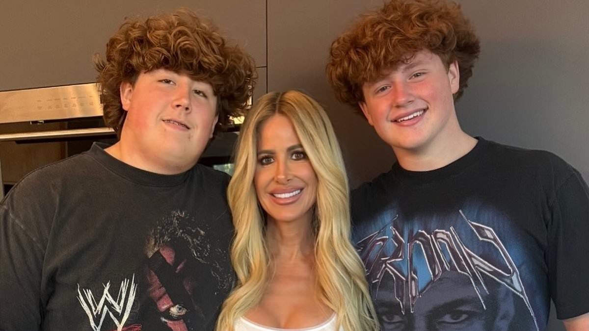 Kim Zolciak celebrates son's birthday amid bitter divorce... and claims kids heard ex having sex with new woman
