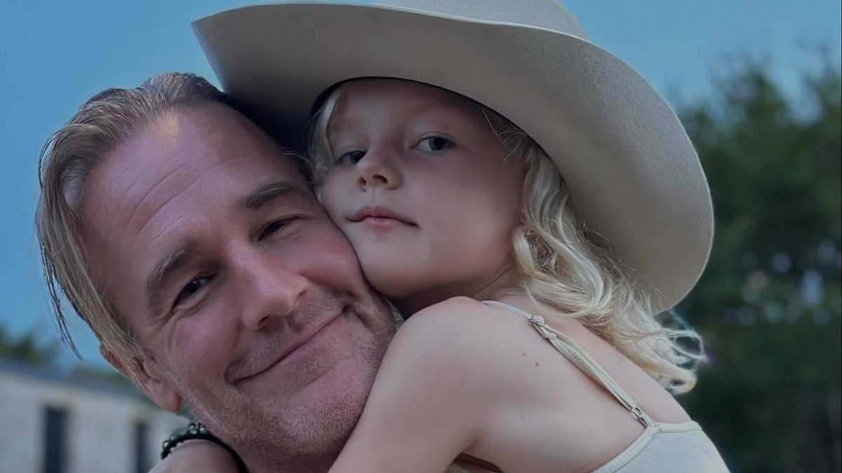 James Van Der Beek's wife marks first Father's Day since his death with sweet photos of him and their children