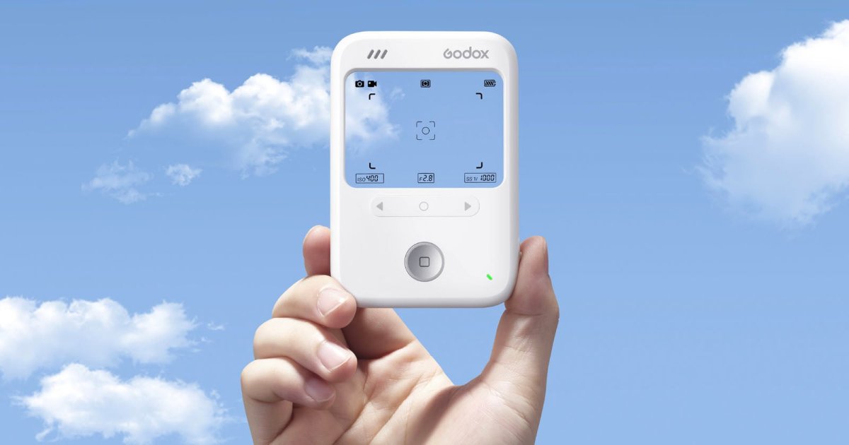 The Godox C100 is a Screenless Camera with a Transparent Display