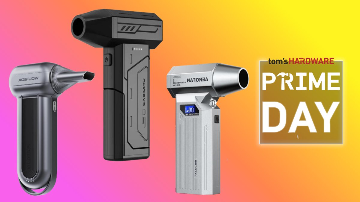 Keep your gaming keyboard and PC fans clean with these electric air blower deals, starting from $17 — high-RPM cordless air dusters are great replacements for canned air to blast away the dust and dirt