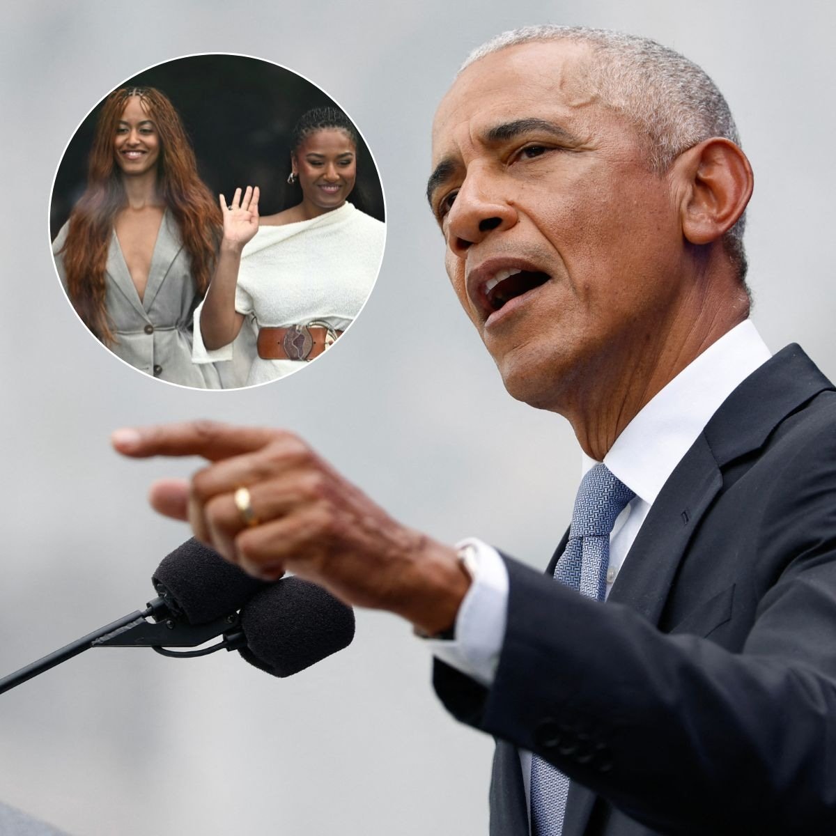 Malia Obama, Sasha Obama Make Rare Joint Appearance