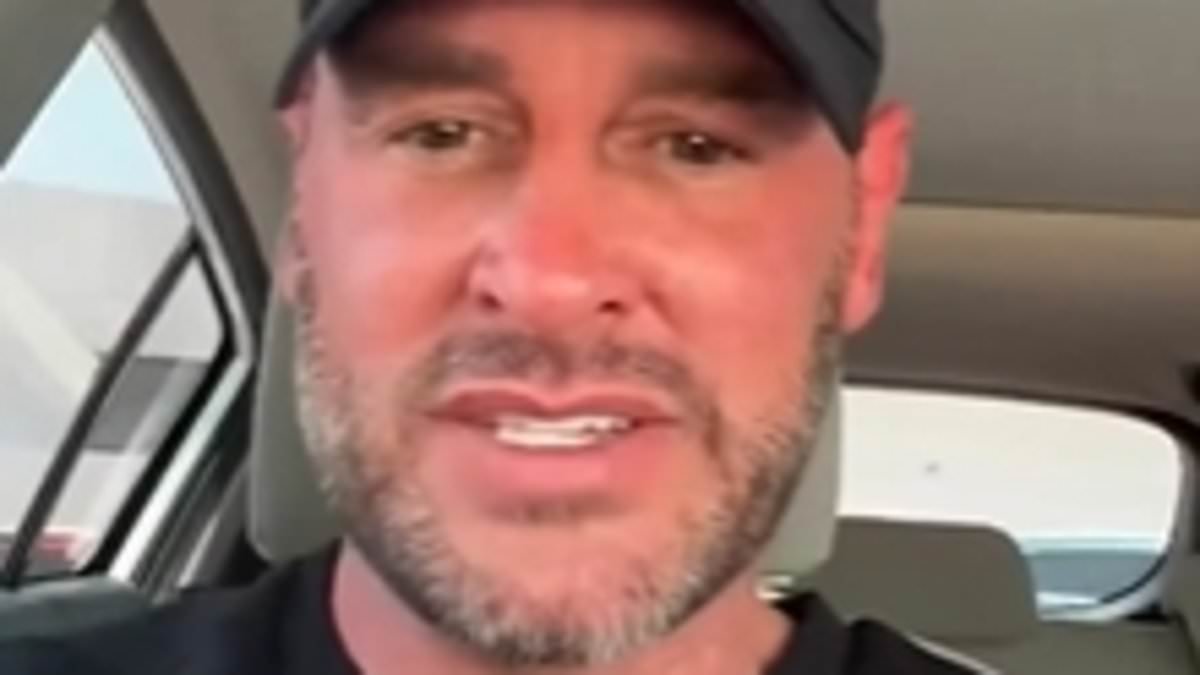 Katie Price's husband Lee Andrews gives Andy Burnham a pep talk over PM role and says they're 'in the same boat' - as he cashes in on 'notoriety' with £41 Cameo videos