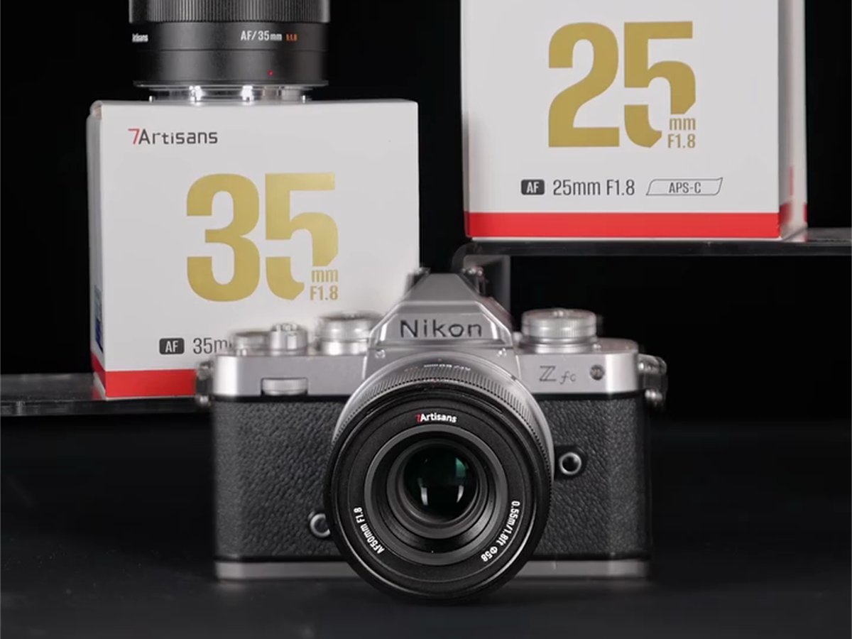 Z mount gets three new lightweight APS-C primes