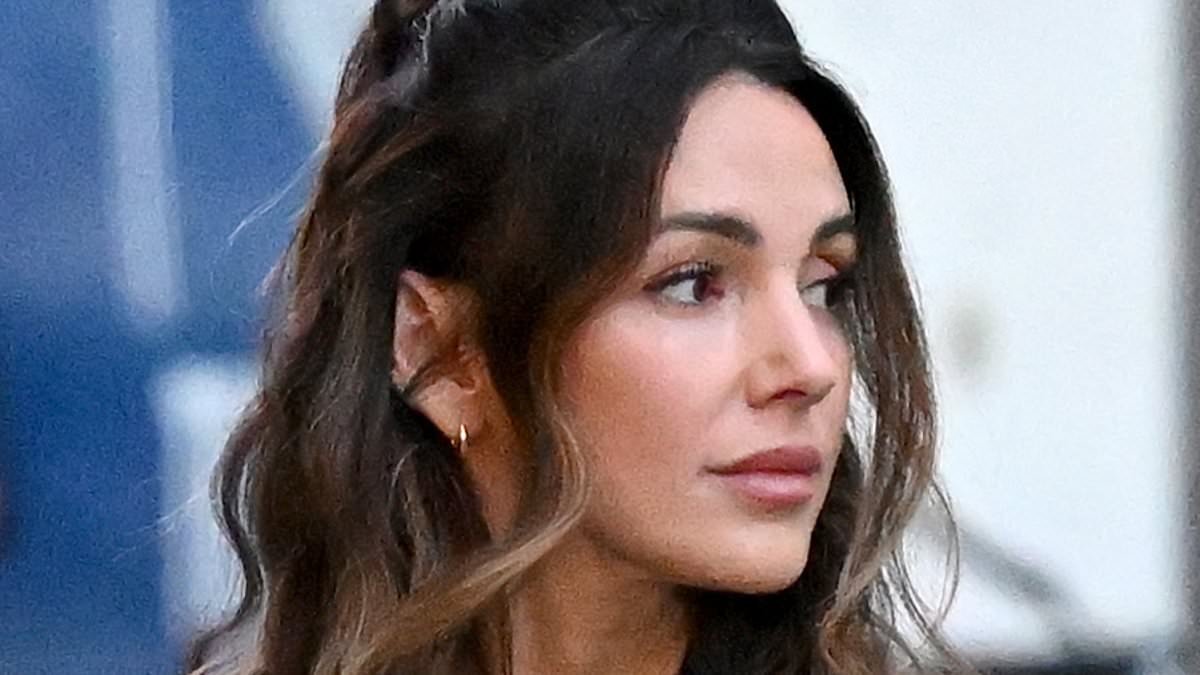 Michelle Keegan rows with a student as she gets into character to shoot tense scenes for new Harlan Coben thriller The Woods on location in Manchester