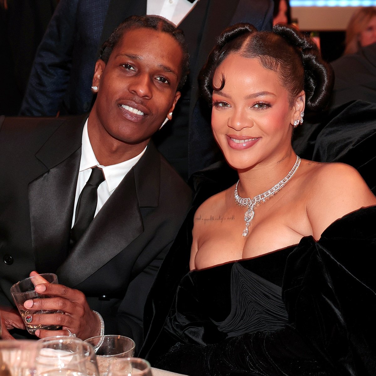 A$AP Rocky Has Sweet Concert Moment With Rihanna, Son Riot