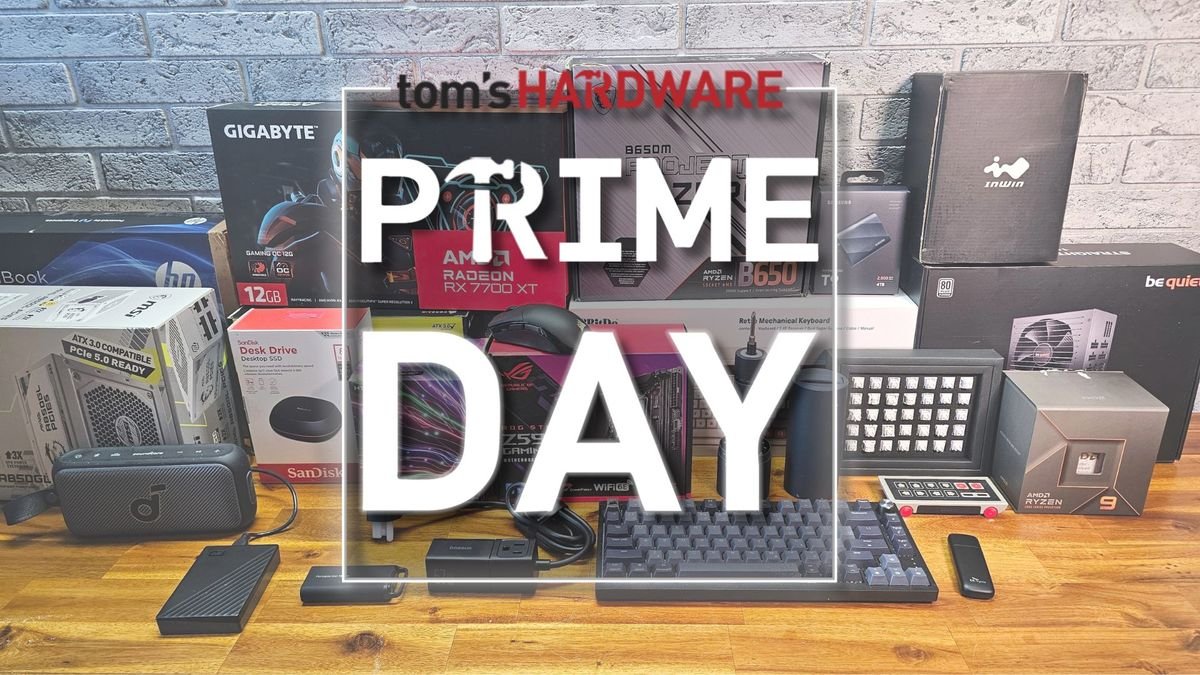 Best Amazon Prime Day tech deals live — PC hardware deals on SSDs, RAM, GPUs, CPUs, gaming laptops, and more