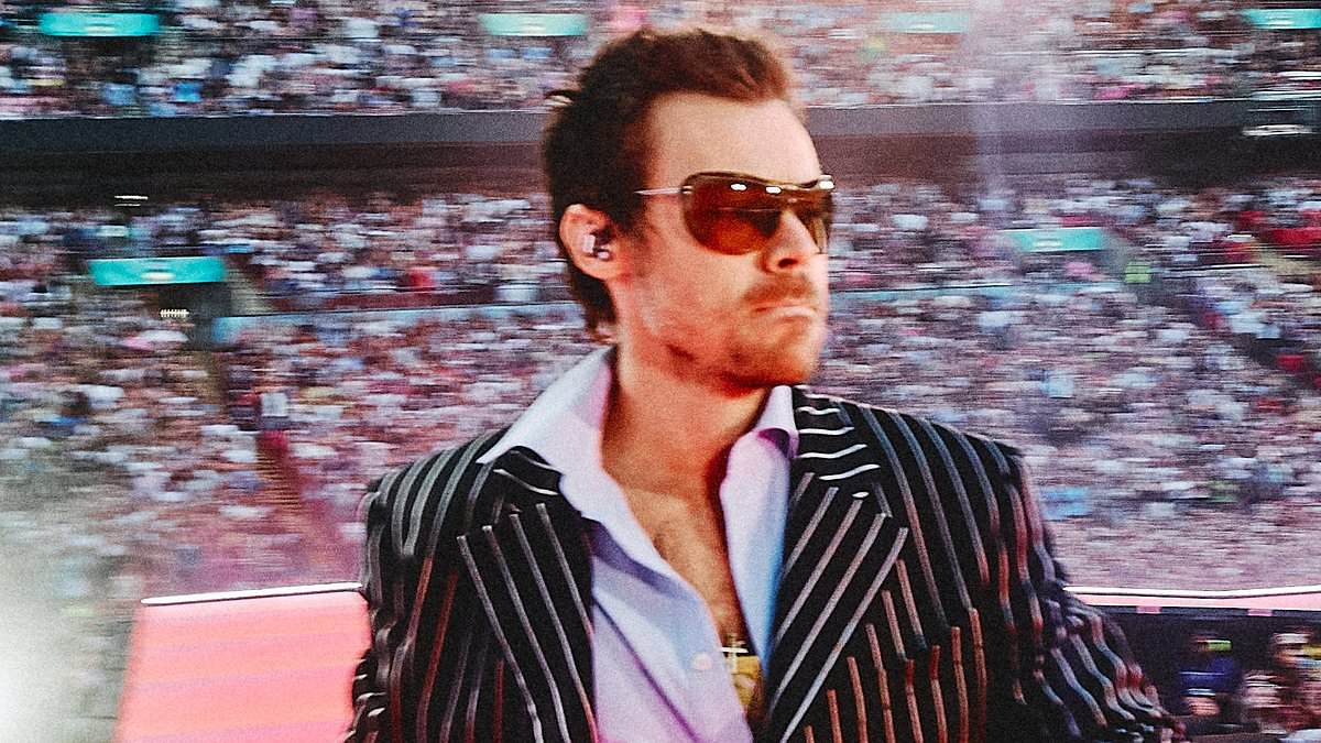 Harry Styles halts his Wembley show mid-song to tend to a distressed concert-goer as fans praise him for 'being so caring'