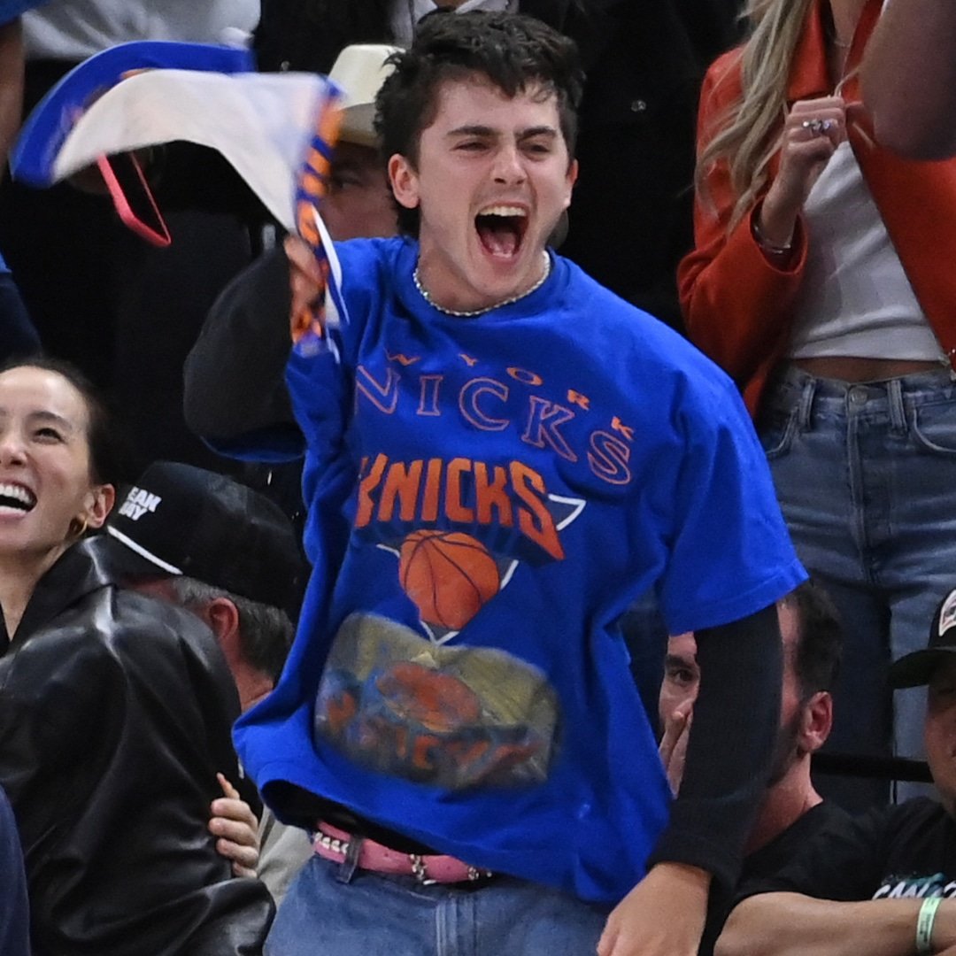 Timothée Chalamet & More Stars Who Witnessed Knicks’ Championship Win