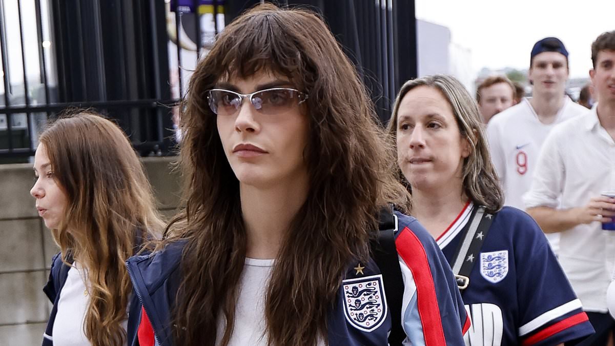 David Beckham, Ted Lasso's Jason Sudeikis and Cara Delevingne leads the celebs packing the New Jersey stands to cheer on England to 2-0 win over Panama in the World Cup