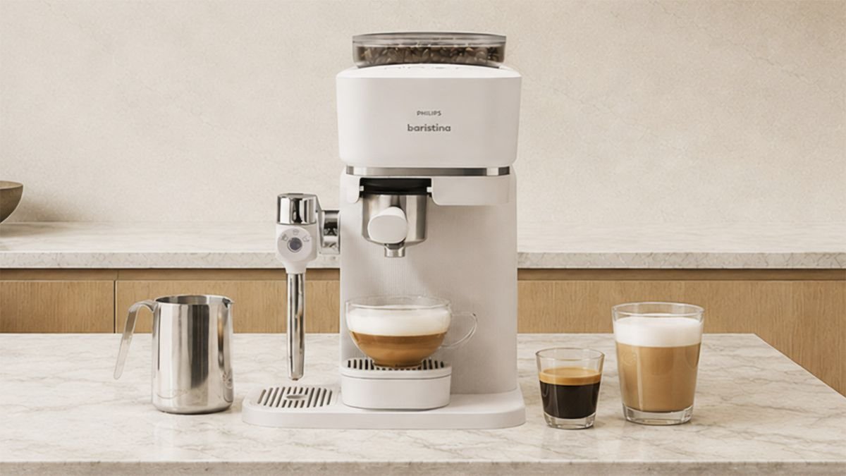 I've never been so excited for a coffee maker — the Philips Baristina just got a huge upgrade with an integrated smart steam wand for perfectly foamed milk