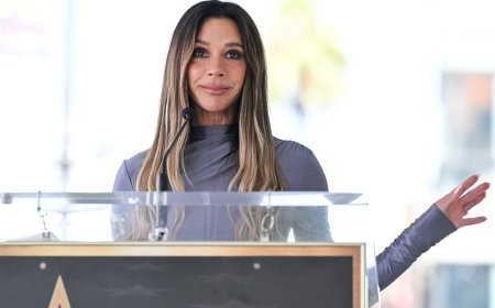 Victoria Beckham leaves the crowd in hysterics as she pokes fun at herself in hilarious speech at David's Hollywood Walk Of Fame star unveiling