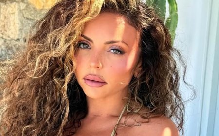 Bikini-clad Jesy Nelson showcases her figure as she marks turning 35 after winning praise for heartbreaking documentary about her twins