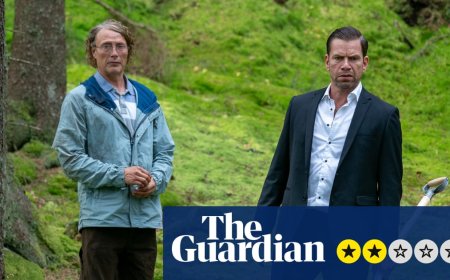 The Last Viking review – Mads Mikkelsen thinks he’s John Lennon in Von Trier-ish prankster comedy