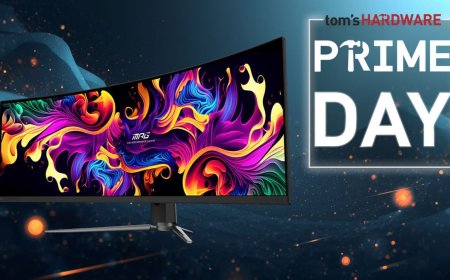 This expansive 49-inch OLED monitor is less than $700 in Newegg's Prime Day rival sale — 144Hz 1440p beast is $150 off