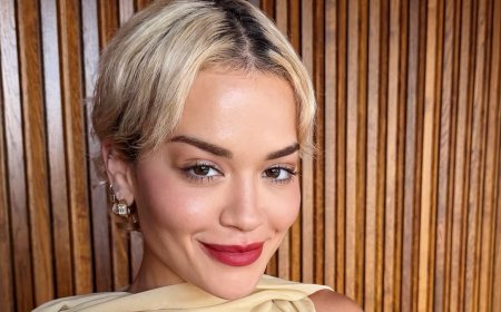 Rita Ora wows in plunging champagne-coloured summer dress as she plays impromptu gig at Soho House ahead of Isle Of Wight festival