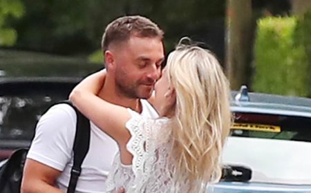 Coronation Street's Tina O'Brien locks lips with TikTok star Rory Martin in steamy street clinch - seven months after splitting from millionaire boyfriend
