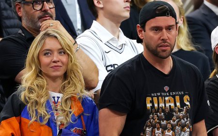 Sydney Sweeney wishes boyfriend Scooter Braun a happy 45th birthday as she calls him a 'once in a lifetime' catch