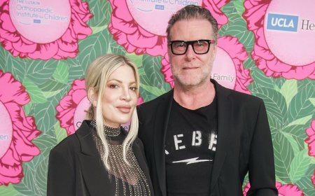 Tori Spelling's ex Dean McDermott marks three years sober as he thanks 'family' following chaotic split