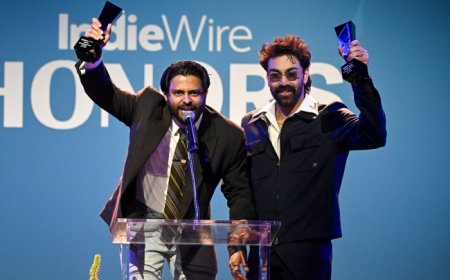 Asif Ali and Saagar Shaikh Celebrate Their IndieWire Breakthrough Award in Hilarious Speech: ‘We Broke Through That Bitch’