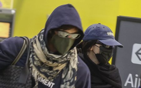Jacob Elordi and Kendall Jenner brutally mocked for 'ridiculous' disguise at Brisbane Airport: 'No one cares who you are!'