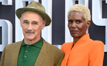 Heartbroken Sir Mark Rylance steps out with stunning charity boss - who has put smile back on his face 18 months after his composer wife of 40 years died from cancer