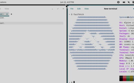 Alpine Linux 3.24 scales new desktop heights with COSMIC