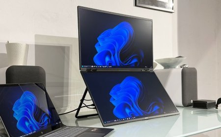 Acer PD243Y E review: This dual-panel 24-inch monitor is much more portable than you might imagine