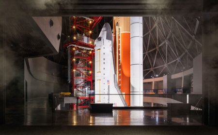 We got a sneak peek of the final space shuttle set to go on public display