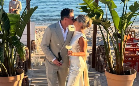 Made In Chelsea star Sam Holmes marries girlfriend Rosie Waters in a lavish three-day wedding in Cannes attended by reality TV pals