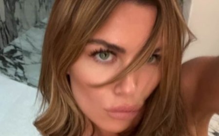 Abbey Clancy, 40, looks incredible as she poses topless for raunchy new bedroom photoshoot