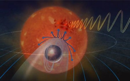 Planet orbits so close to its star that their magnetic fields connect