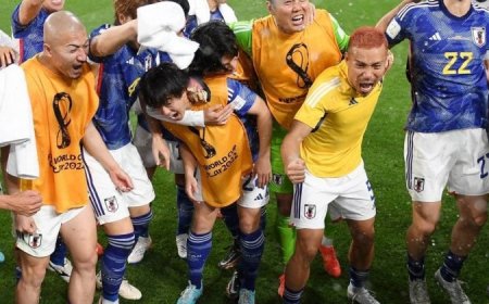 Japan scores early against Tunisia in World Cup Group F match