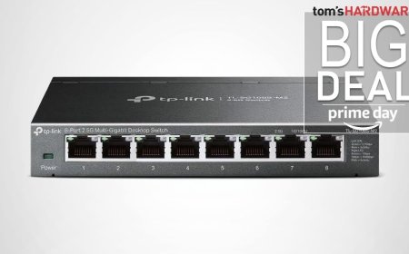 TP-Link's 8-port 2.5G unmanaged Ethernet switch is a smokin' bargain at $50 — upgrade your home network for half price