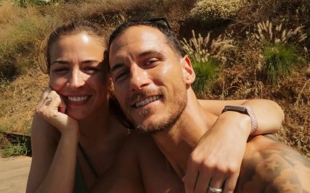 Bikini-clad Gemma Atkinson and shirtless Gorka Marquez enjoy first kid-free break in seven years as she hits back at claims she 'doesn't like him' and her body language is 'awful'