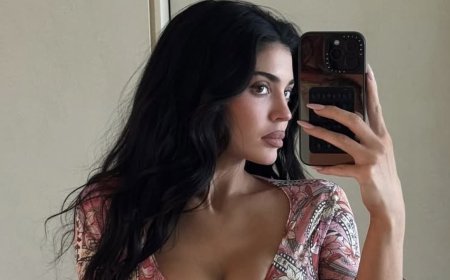 Kylie Jenner marks LA return with cleavage-baring selfies after boozy girls' trip without Timothee Chalamet