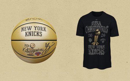 Knicks NBA Championship Merch Includes Official Locker Room T-Shirt, Signed Jalen Brunson Basketballs