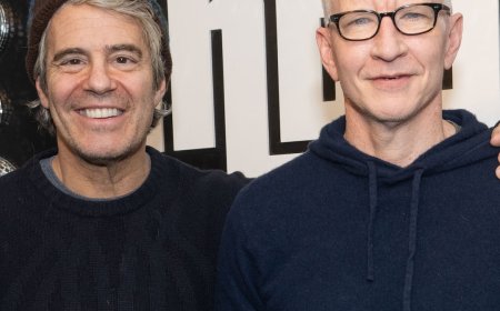 Andy Cohen Crashes CNN to Surprise Anderson Cooper on 59th Birthday