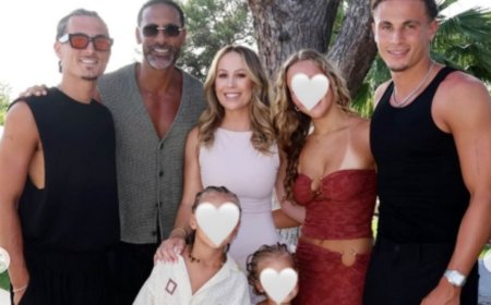 Kate Ferdinand gives a sweet nod to stepson Tate's late mother Rebecca as she hosts an epic party to celebrate his 18th birthday at the family's villa in Portugal
