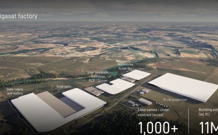 SpaceX unveils 11-million-square-foot Gigasat factory, a new manufacturing facility for space-based data centers — aims for 1 GW/year of space AI compute by late 2027 from its satellites