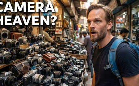 YouTuber Tours Enormous Camera Market in Pakistan