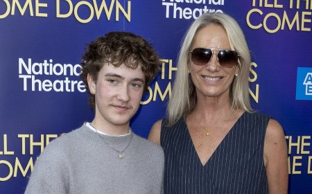 Tamzin Outhwaite pays tribute to trans child Flo as she wishes him 'peace and happiness' on his 18th birthday while sweet grandad says 'thank you for educating me'