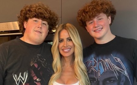 Kim Zolciak celebrates son's birthday amid bitter divorce... and claims kids heard ex having sex with new woman