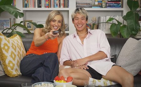 Amy Dowden and Carlos Gu swap Strictly for the sofa as dancing duo join the cast of Celebrity Gogglebox