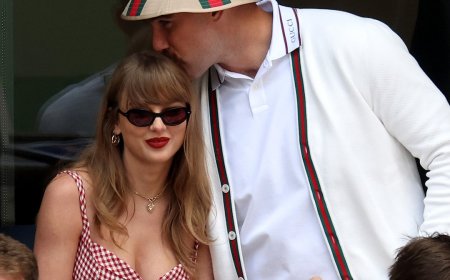 See Travis Kelce Support Taylor Swift at Songwriters Hall of Fame