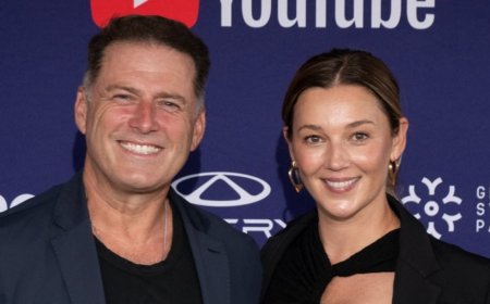 Karl Stefanovic and wife Jasmine's $4.5m Sydney mansion takes shape in new images of their ambitious rebuild