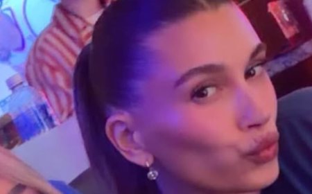 Hailey Bieber cozies up to pop superstar in VIP seats at Knicks game… and it's NOT Taylor Swift
